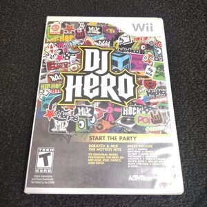 DJ Hero Nintendo Wii Disk Game Good Condition